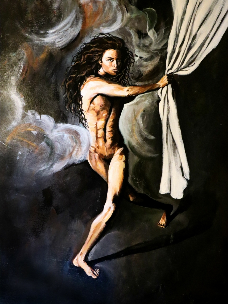 Shehime painting by artist and painter Otheima acrylic on canvas