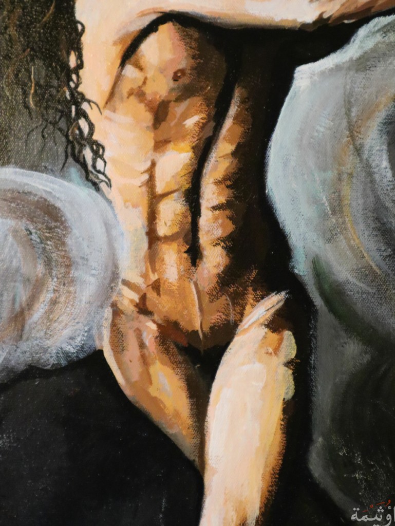 detail from the painting Shehime by the painter Otheima